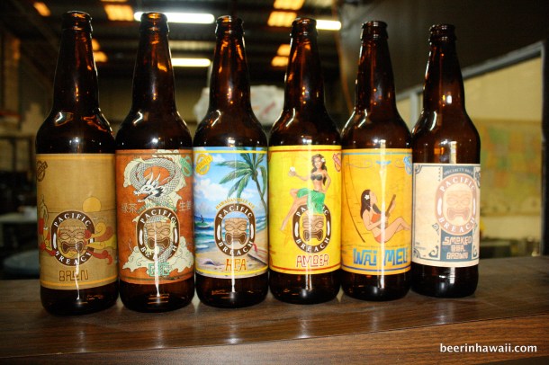 Pacific Breach Beer Bottles