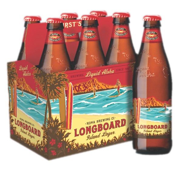 Kona Brewing Company redesigns bottles Longboard Lager
