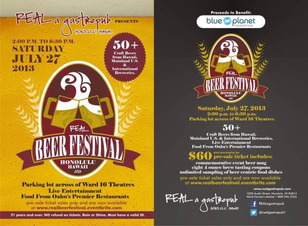 Real Beer Festival Oahu Poster