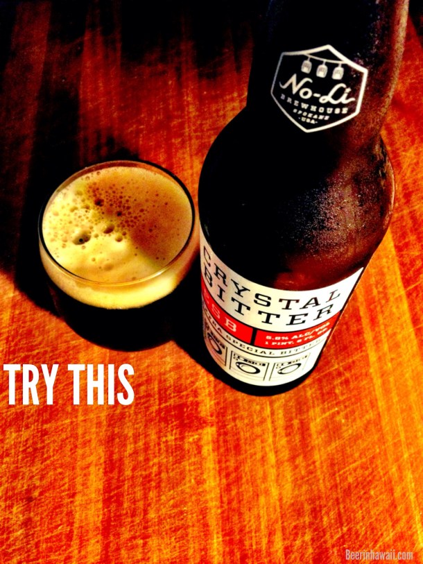 No-Li Brewhouse Crystal Bitter ESB