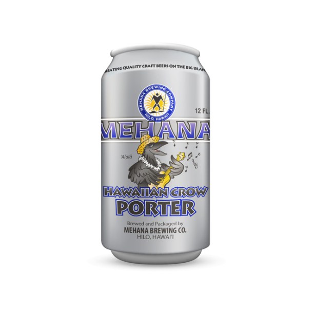 Mehana Brewing Hawaiian Crow Porter Can