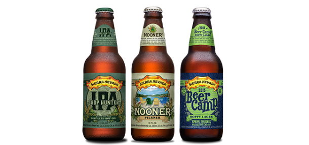 Sierra Nevada Hop Hunter IPA Nooner Pilsner Beer Camp Hoppy Lager