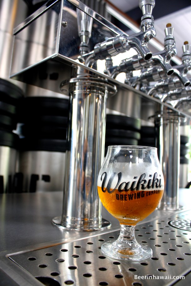 Waikiki Brewing Company Glass