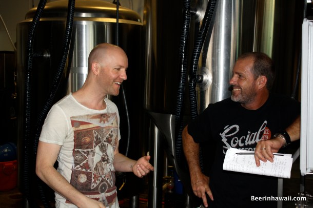 Brian Stumke Dave Campbell Honolulu Beerworks