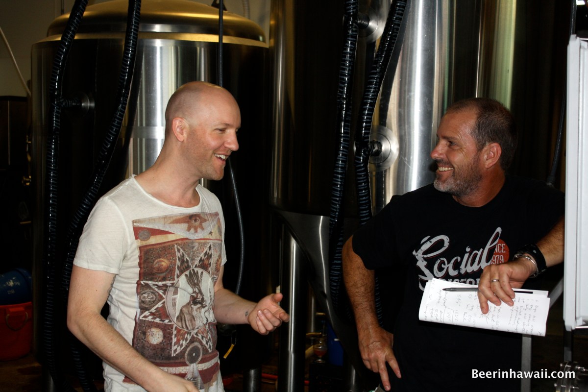 Brian Stumke Dave Campbell Honolulu Beerworks