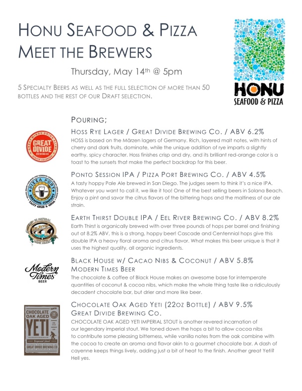 Meet the Brewers Night Honu