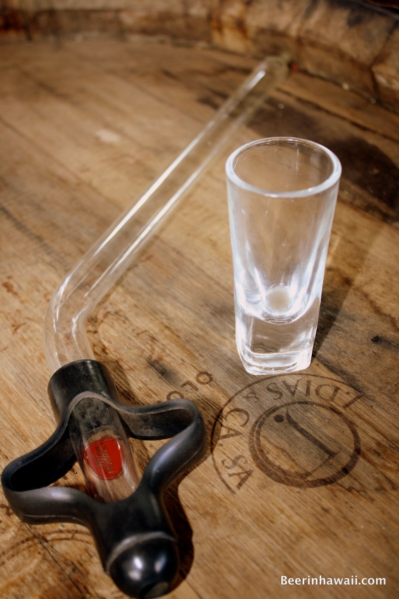 Ko Hana Rum barrel and thief