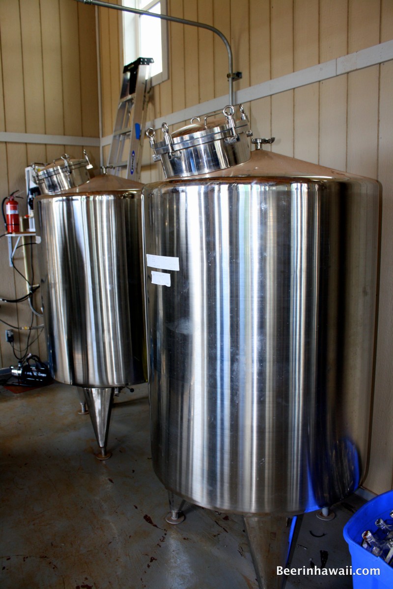 Ko Hana Rum Stainless tanks