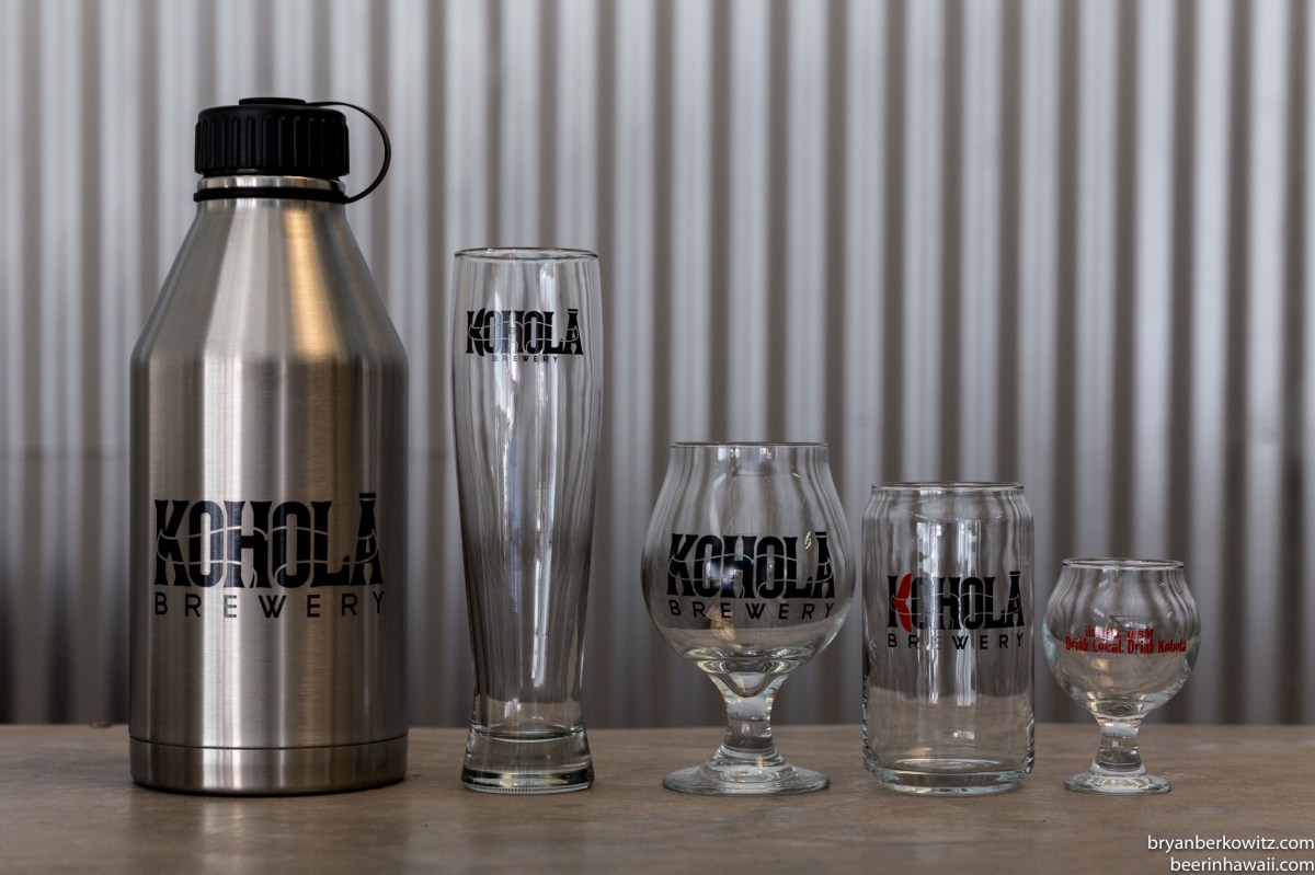 Kohola Brewery Maui Glassware