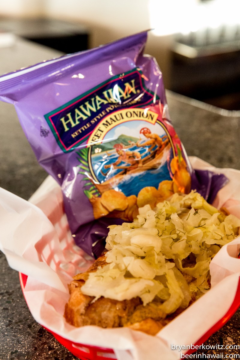 What Ales You Taphouse sausage and chips