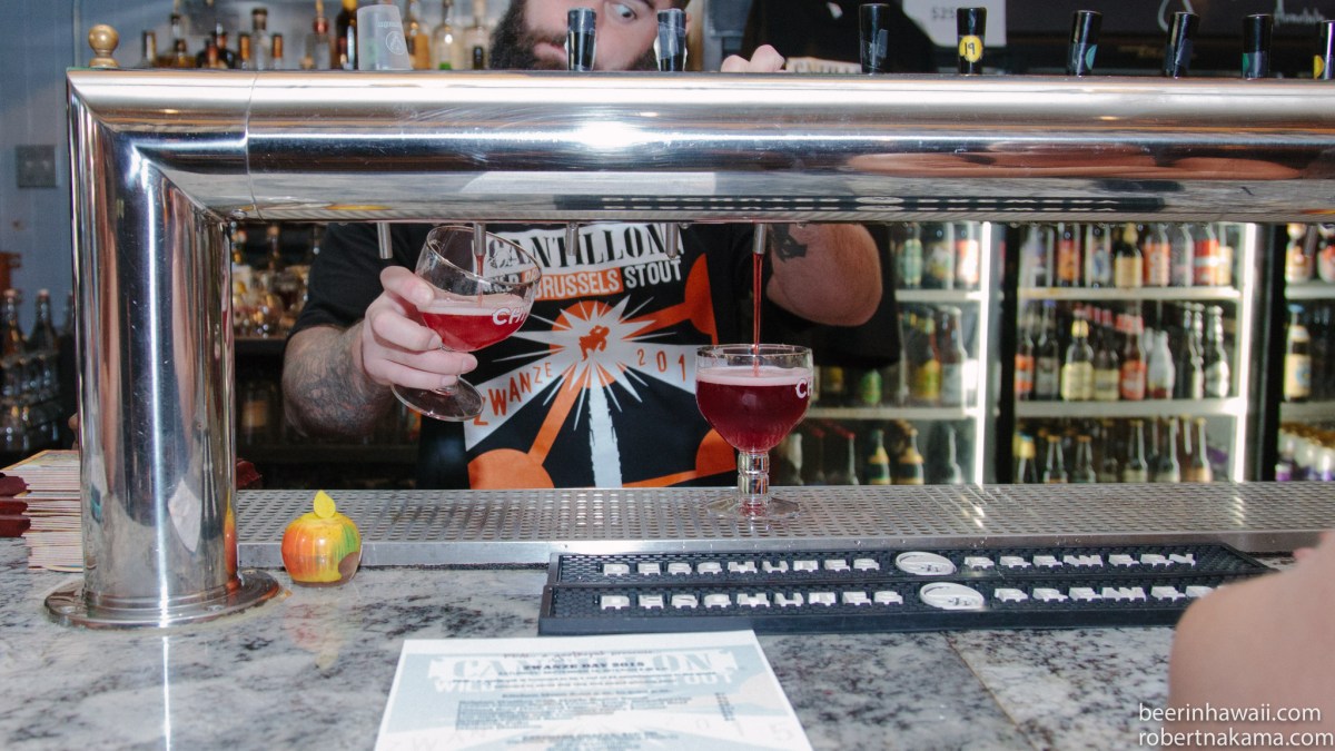 Zwanze Day 2015 Honolulu Real A Gastropub Cantillon on tap
