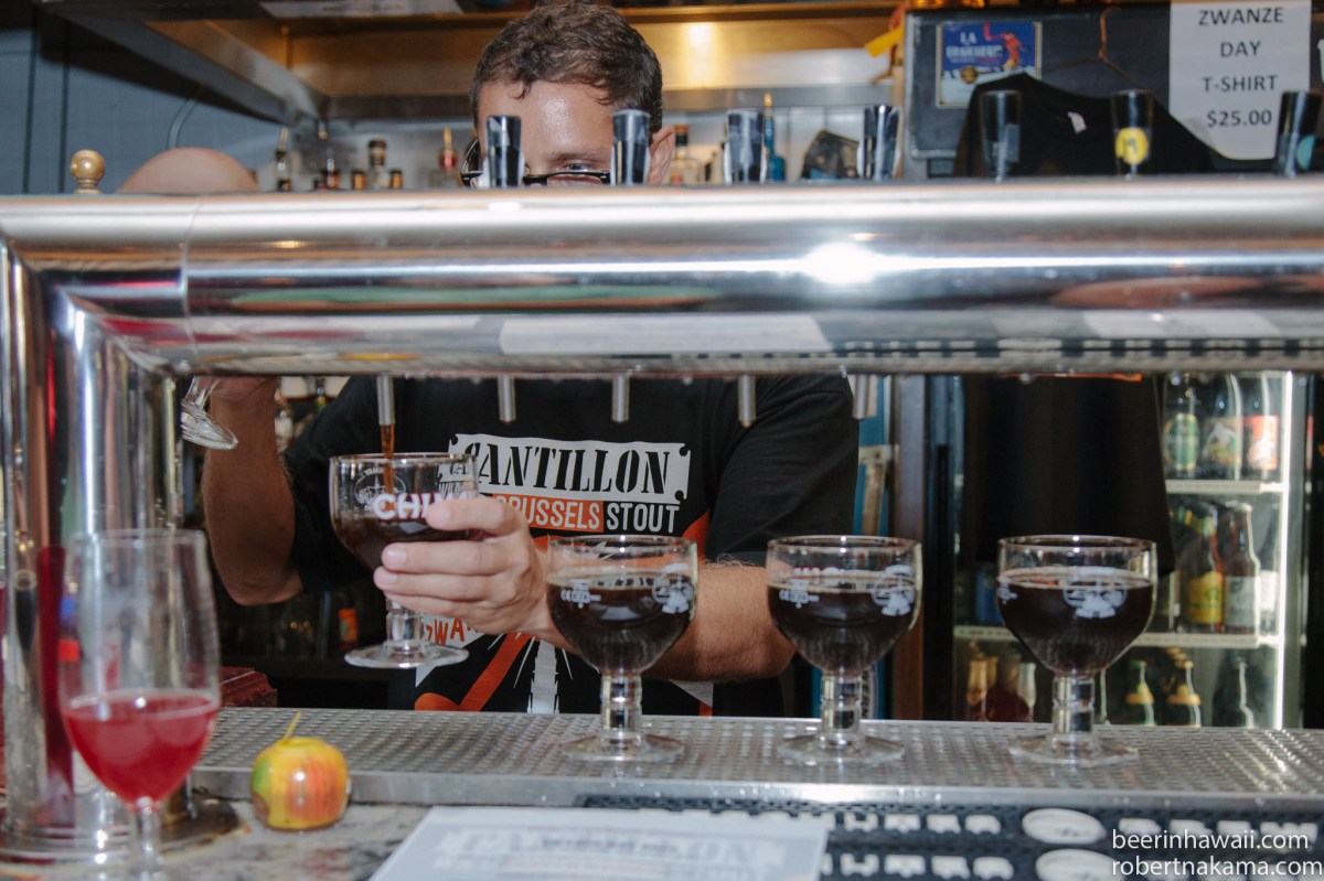Zwanze Day 2015 Honolulu Real A Gastropub wild Brussels Stout
