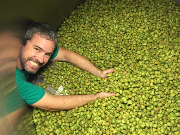 Honolulu Beerworks Geoff Seideman Fresh Hops