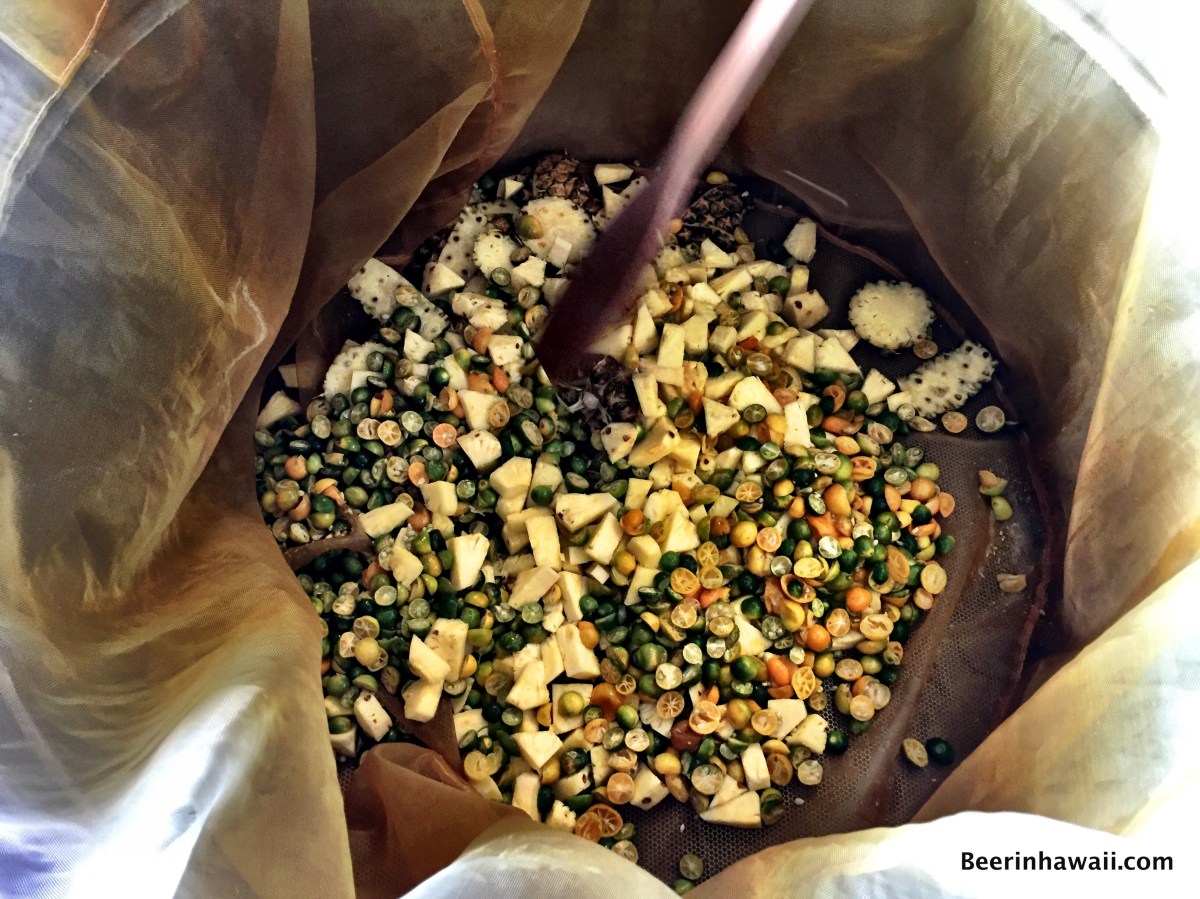 Pineapple and calamansi hopback honolulu beerworks