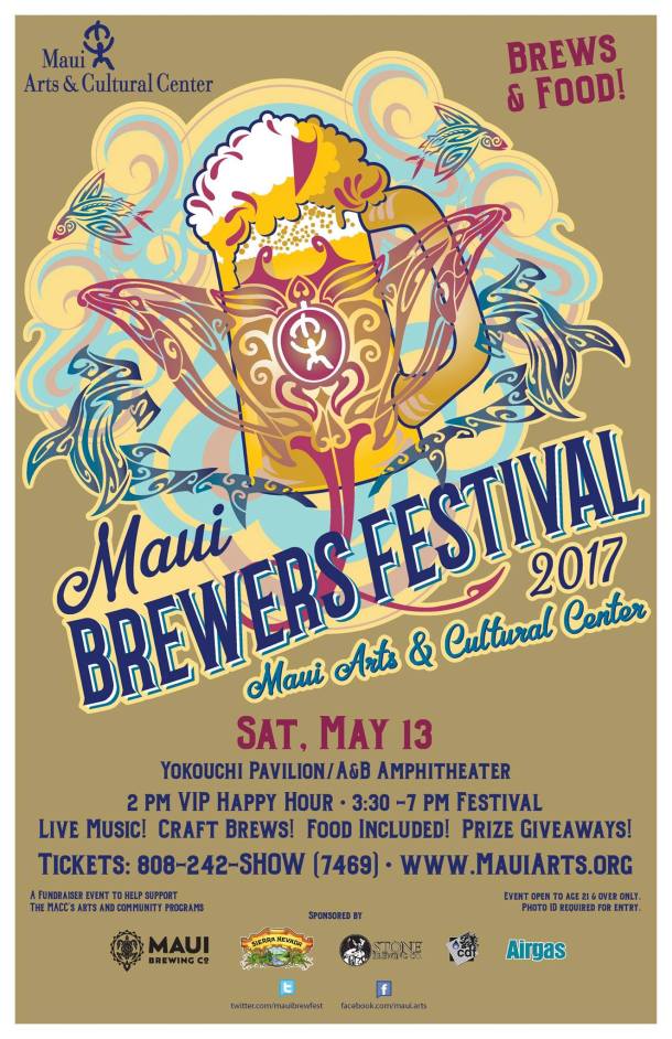 2017 Maui Brewers Festival Poster